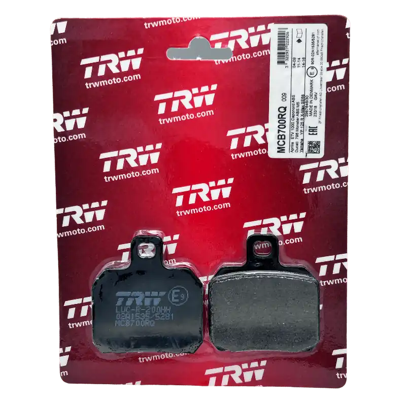 TRW Lucas Bremsbeläge MCB700RQ Organisch ECE R90 Hinten Must-Have