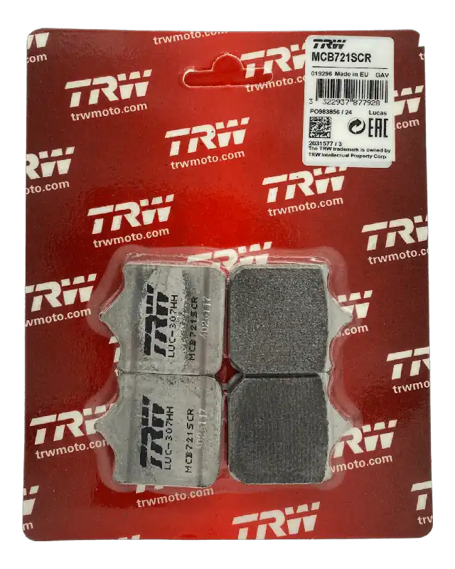 TRW Lucas Bremsbeläge MCB721SCR Racing ohne Zulassung Vorne Mega-Angebot