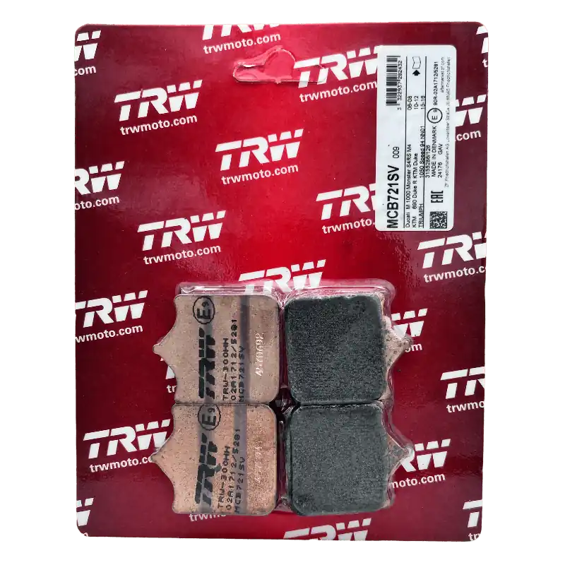 TRW Lucas Bremsbeläge MCB721SV Sinter ECE R90 Vorne Sonderangebot