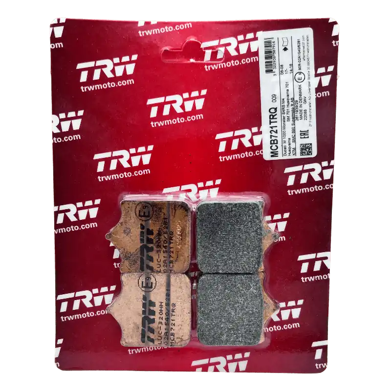 TRW Lucas Bremsbeläge MCB721TRQ Sinter ECE R90 Vorne Garantierte Lieferung