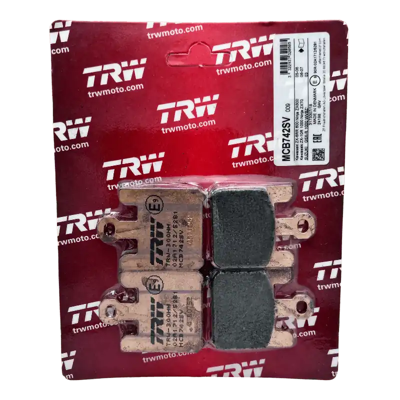 TRW Lucas Bremsbeläge MCB742SV Sinter ECE R90 Vorne Highlight