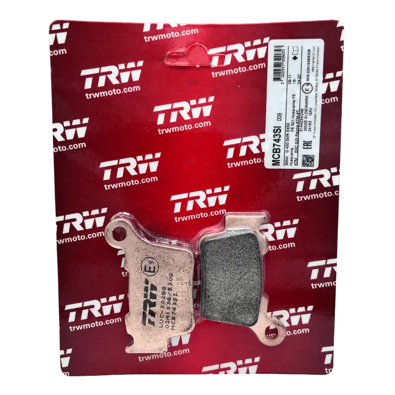 Sonderaktion TRW Lucas Bremsbeläge MCB743SI Sinter ECE R90 Hinten