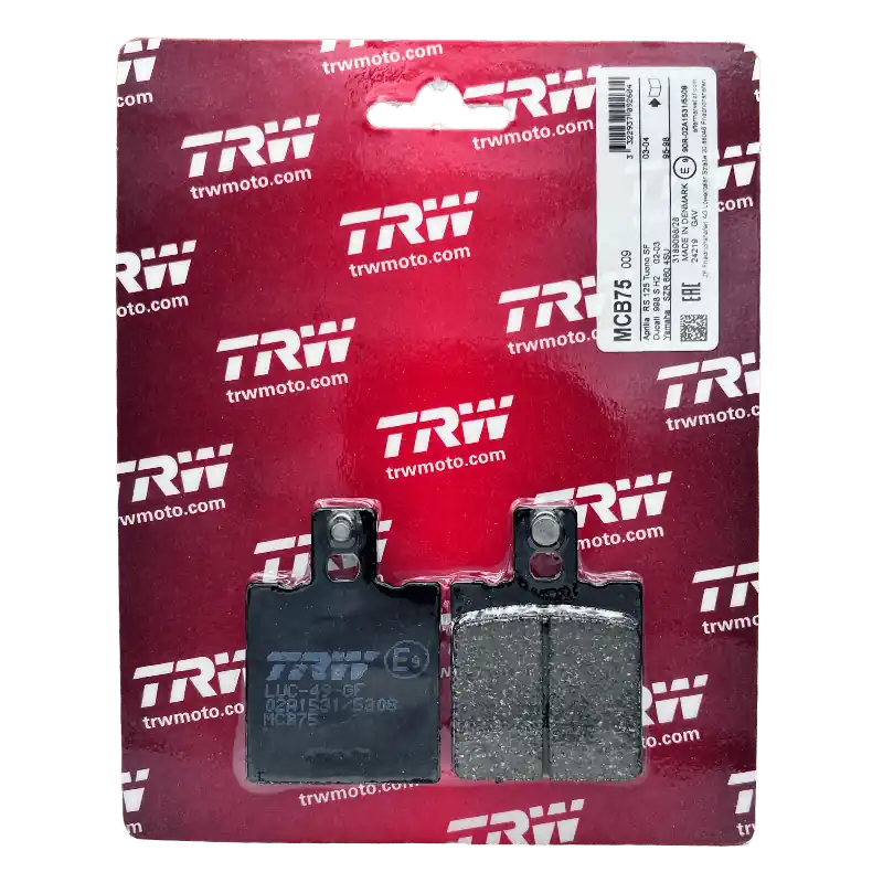 Abverkauf TRW Lucas Bremsbeläge MCB75 Organisch ECE R90