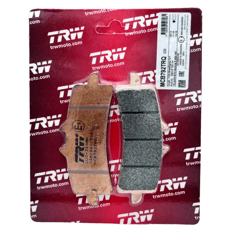 Aktuell TRW Lucas Bremsbeläge MCB792TRQ Sinter ECE R90 Vorne