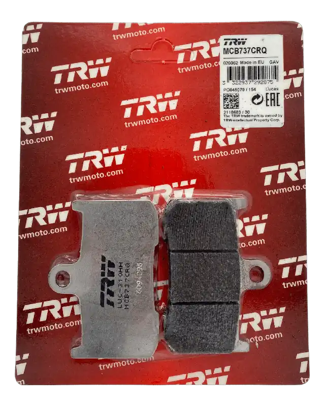 Wochenendangebot TRW Lucas Bremsbeläge MCB737CRQ Racing ohne Zulassung Vorne
