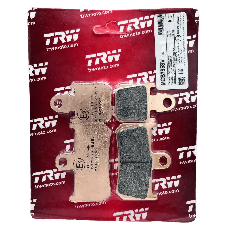 Sonderangebot TRW Lucas Bremsbeläge MCB795SV Sinter ECE R90 Vorne