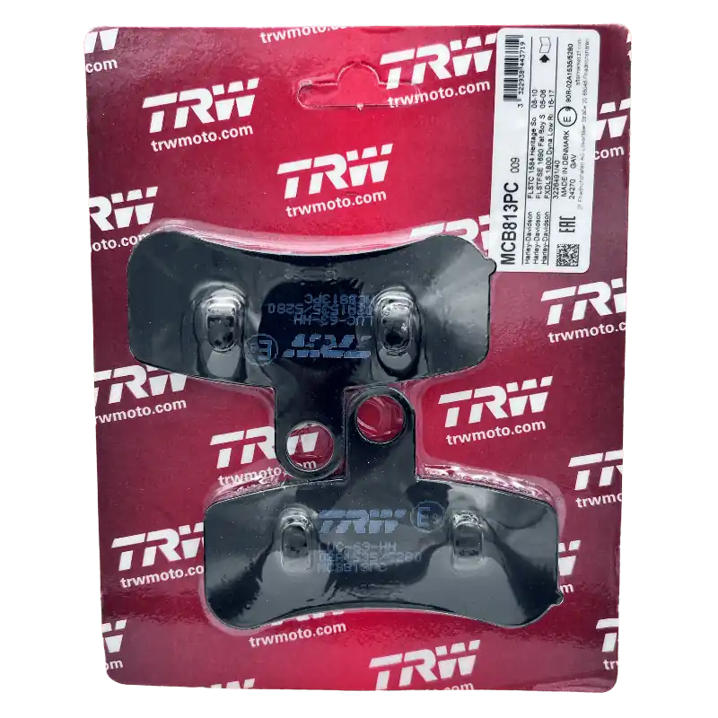 Saisonangebot TRW Lucas Bremsbeläge MCB813PC Organisch ECE R90 Vorne