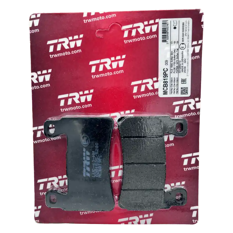 TRW Lucas Bremsbeläge MCB819PC Organisch ECE R90 Vorne Kracherpreis