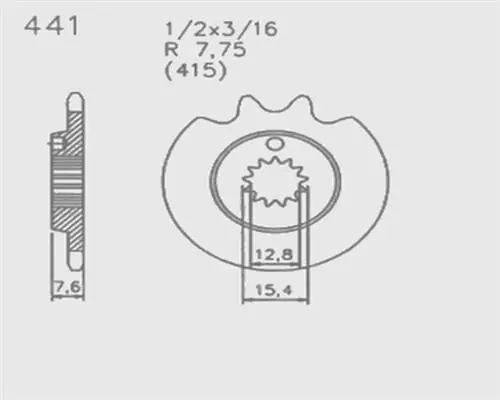 Sale Kettenritzel Kreidler Automatic MF MF MP Mofa Moped 441-14 NEU Ritzel