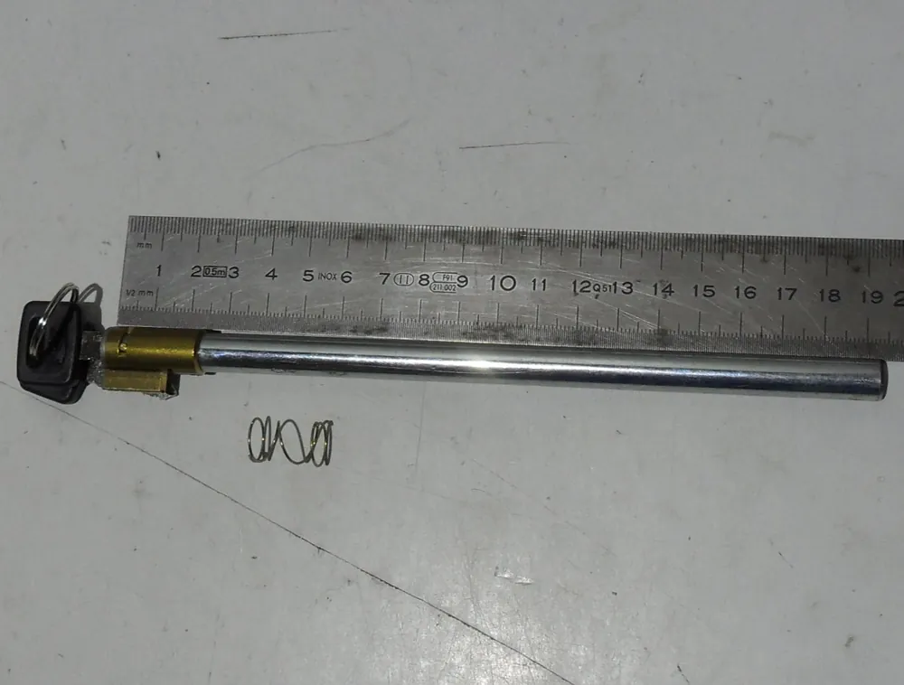 Steckschloss lang Oldtimer Moped Mofa Schwinge Sitzbank Lenkradschloss Schnäppchen