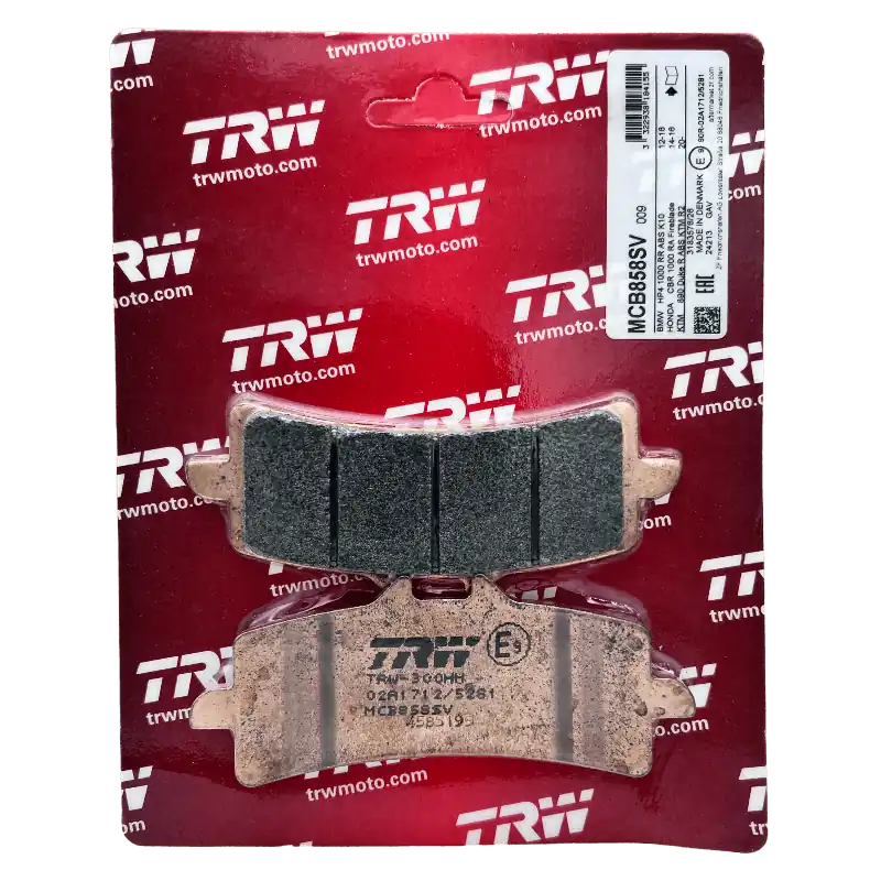 TRW Lucas Bremsbeläge MCB858SV Sinter ECE R90 Vorne Begrenztes Angebot