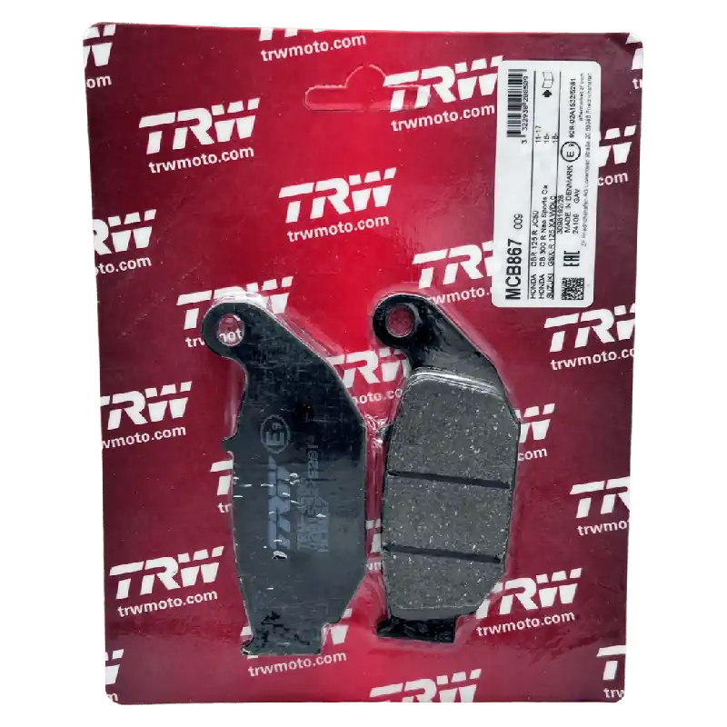 TRW Lucas Bremsbeläge MCB867 Organisch ECE R90 Hinten Bestseller