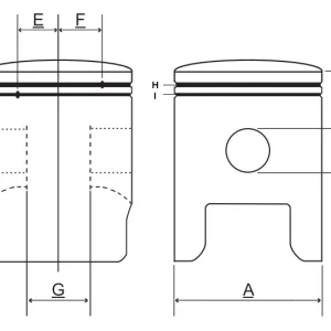 Passend für Zündapp KS100 Kolben  J-K  4 Gang  281-02.107/09 Bestseller