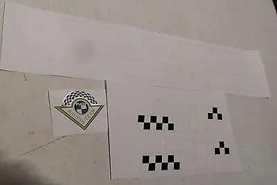 Markenprodukt Puch M50 Racing Dekorsatz Tank Seitendeckel Sticker Decor Aufkleber Satz