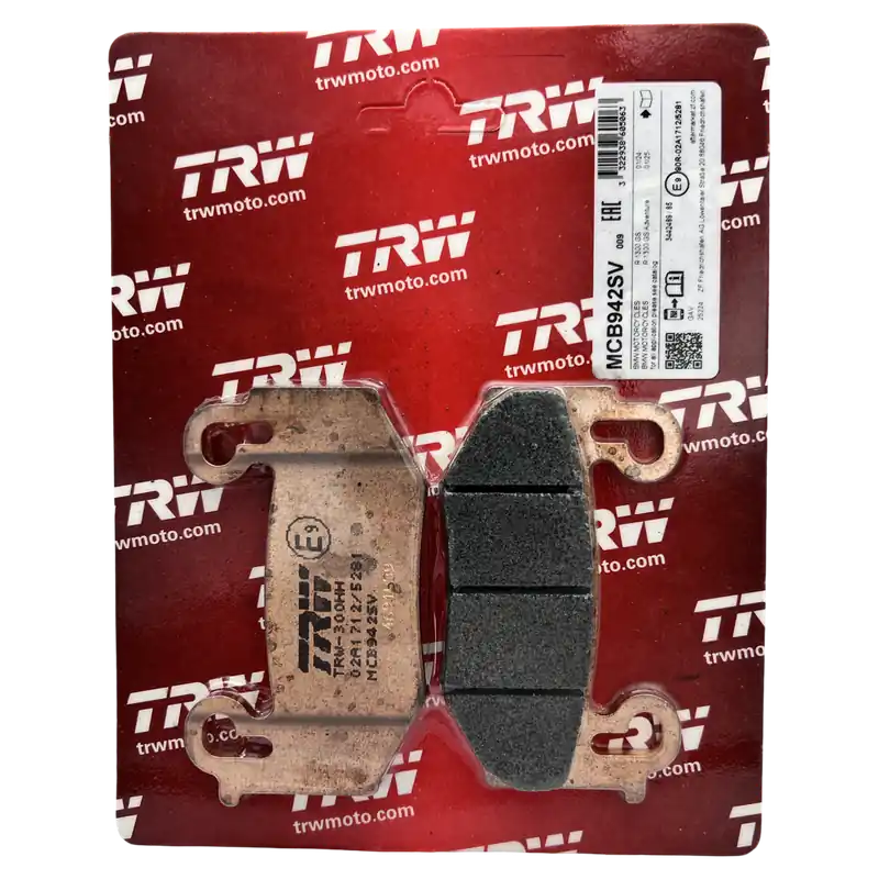 Kostenloser Versand TRW Lucas Bremsbeläge MCB942SV Sinter ECE R90 Vorne - BMW R1300GS