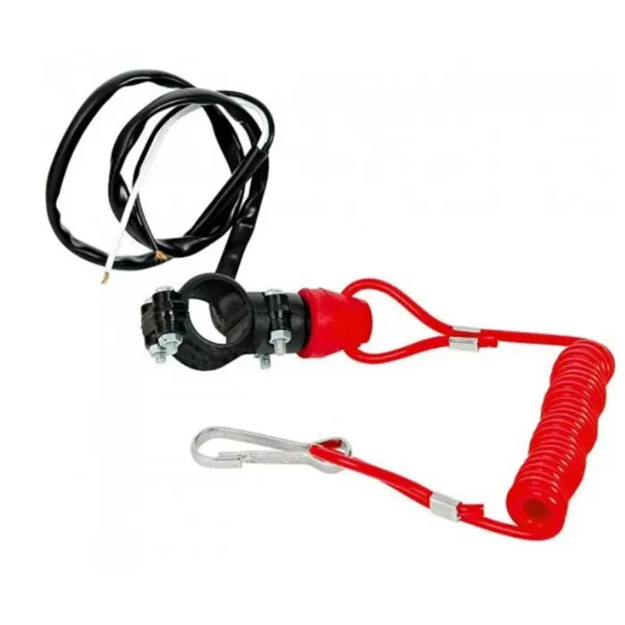 JMT Notausschalter Uni Rot Killschalter mit Reissleine Top-Seller