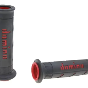 Bestpreis Griffe Satz Domino A250 On-Road schwarz / rot mit offenen Enden