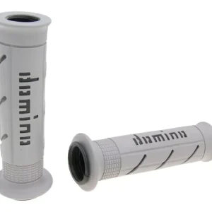 Griffe Satz Domino A250 On-Road grau / schwarz mit offenen Enden Finale Aktion
