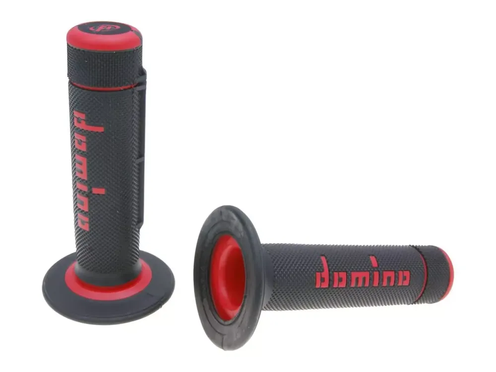 Griffe Satz Domino A020 Off-Road Halbwaffel schwarz / rot Bestpreis