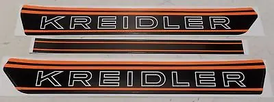 Neue Ware Kreidler RM RS RMC Aufkleber Tank DEcor Schriftzug orange