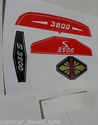 Preis Gesenkt Solex Velosolex Decor Aufkleber Satz S 3800 Mofa Moped NEU