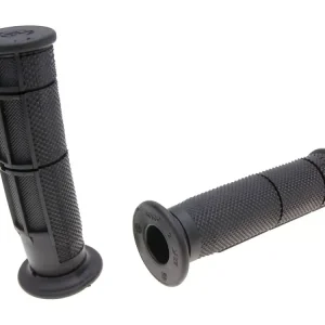 Griffe Satz Domino Halb-Waffel Quad, ATV Daumengas 22/22mm - schwarz Versand Am Gleichen Tag