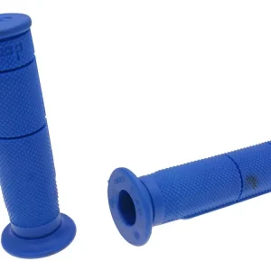 Griffe Satz Domino Halb-Waffel Quad, ATV Daumengas 22/22mm - blau Beliebt