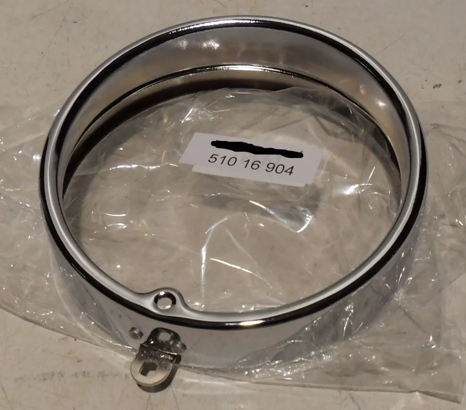 Neu Im Sortiment Repro Lampenring Chrom für Zündapp GTS50 R50 Sportcombinette