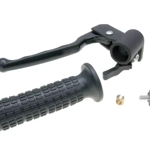Must-Have Bremsarmatur links mit Bremshebel, Chokehebel und Griffgummi für Piaggio Ciao, SI, Gilera Trend 1989-1992