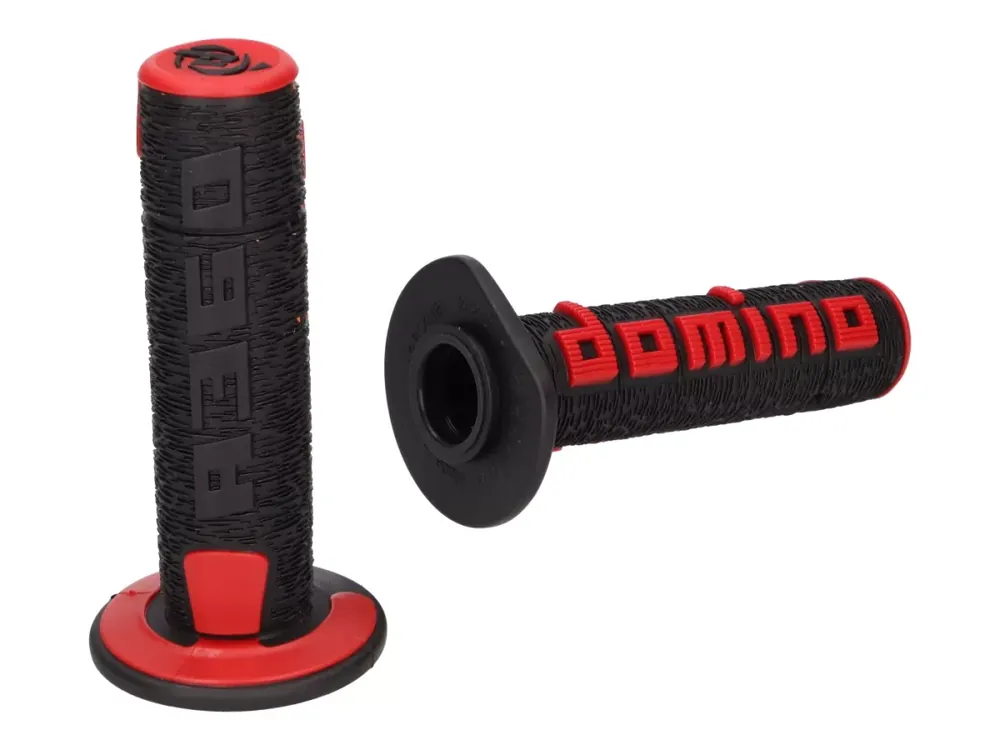 Griffe Satz Domino A360 Off-Road schwarz / rot Abverkauf