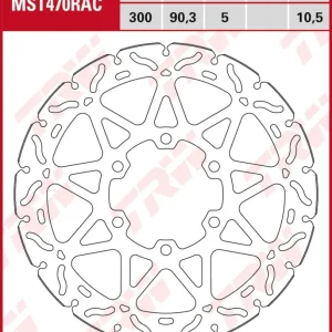 TRW Lucas Bremsscheibe MST470RAC Vorne Top-Seller