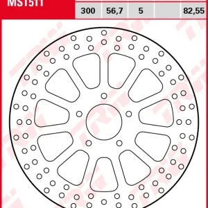 Mega-Angebot TRW Lucas Bremsscheibe MST511 Vorne
