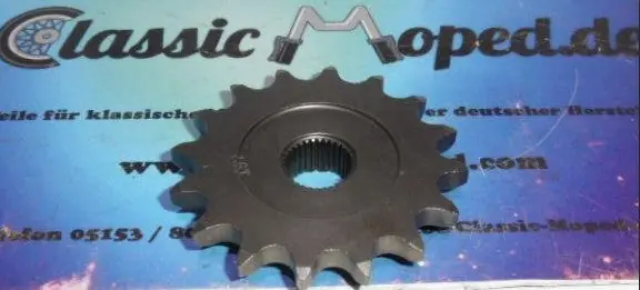Nur Heute Kettenrad Ritzel NEU 824-16  passend für Zündapp KS 50 Sport