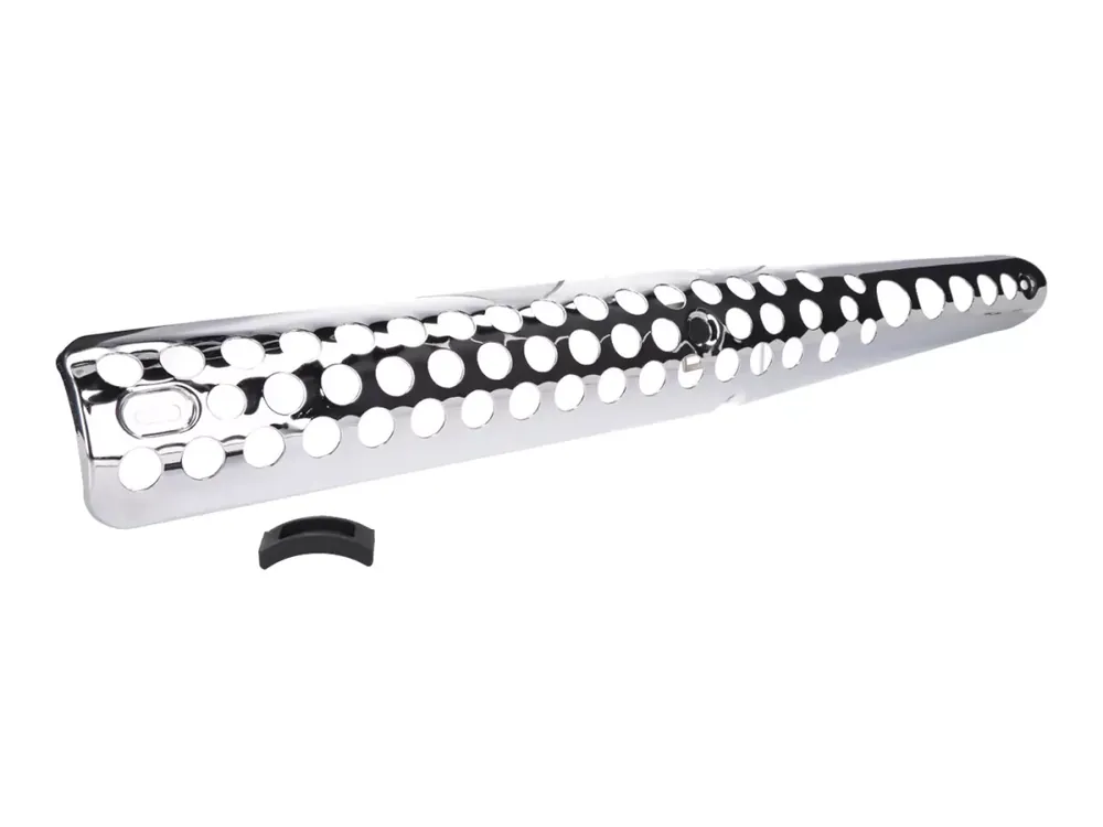 Hitzeschutz Chrom für Simson S51 Enduro-Auspuff Kostenfreie Lieferung