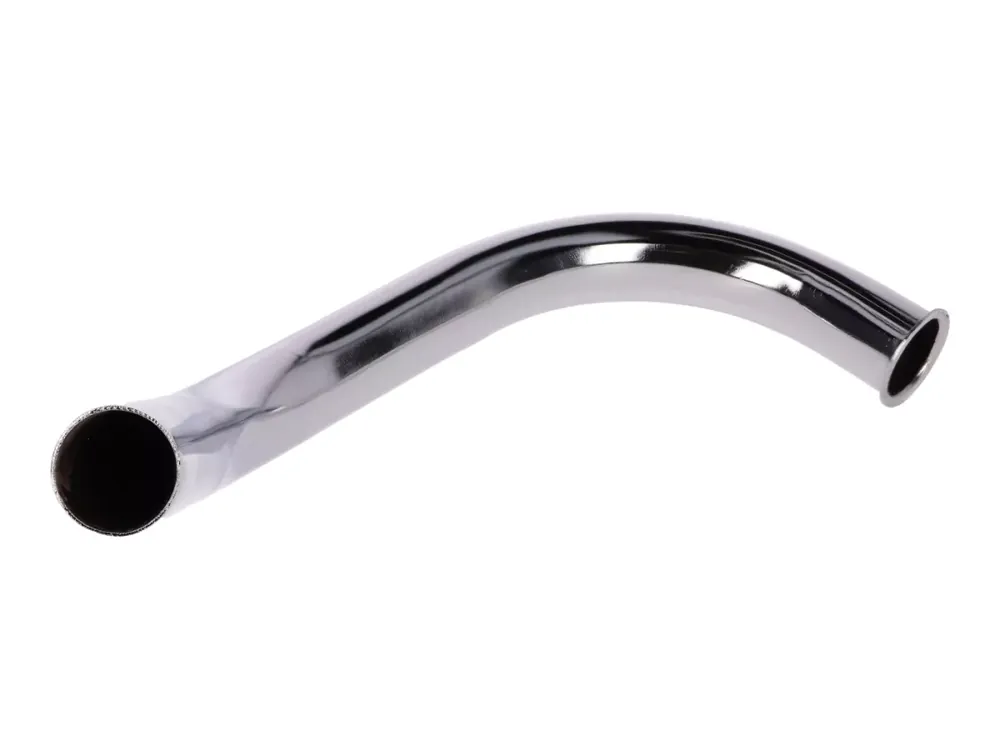 Auspuffkrümmer Chrom 28mm für Simson S51, S53 S70, S83 Kostenloser Versand