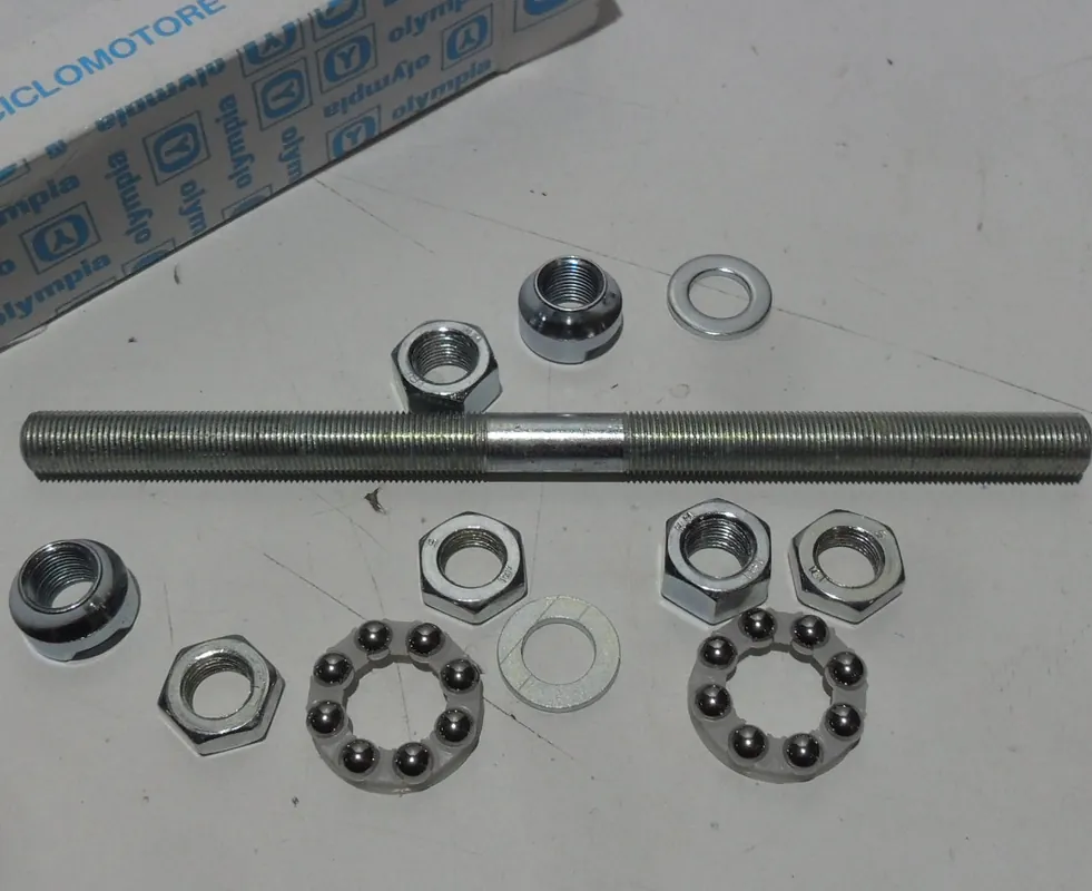 Gratis Versand Mofa Moped Oldtimer Achse M11 x 200 Konen Kugeln DKW NSU NEU