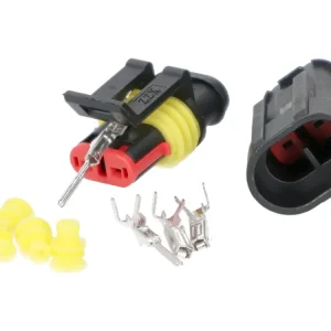 Geprüft Stecker Satz Kabelverbinder / Kabelschuh Set wasserdicht 2 Pins