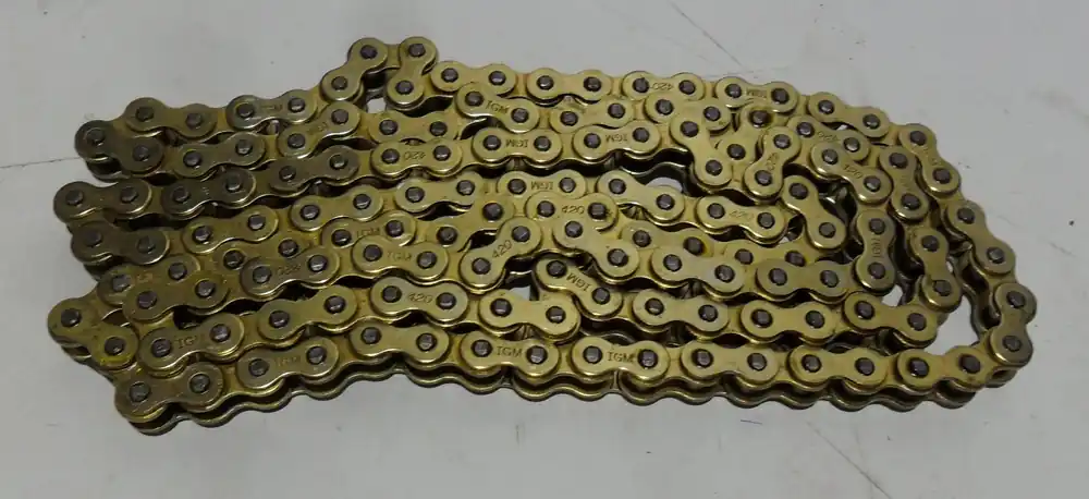 Kette Kleinkraftrad Kreidler Puch 420 ½ x1/4 122 Glieder Gold Direktkauf
