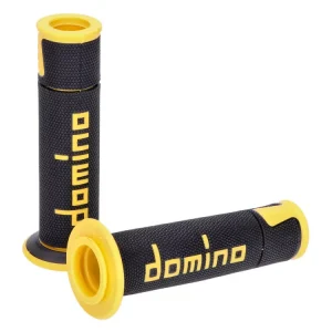 Griffe Satz Domino A450 On-Road Racing schwarz / gelb mit offenen Enden Nur Heute