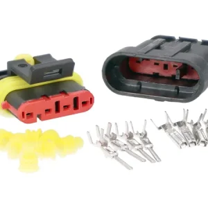 Preisreduziert Stecker Satz Kabelverbinder / Kabelschuh Set wasserdicht 4 Pins