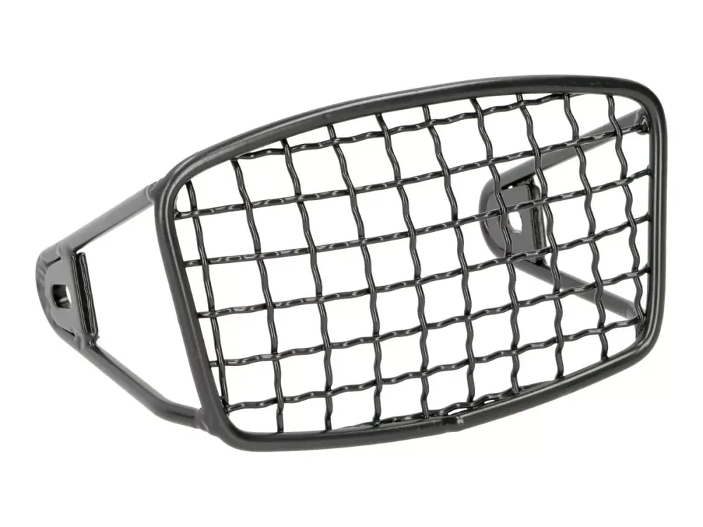 Billig Lampengitter / Scheinwerfergrill eckig schwarz für Puch Maxi, Vespa Citta
