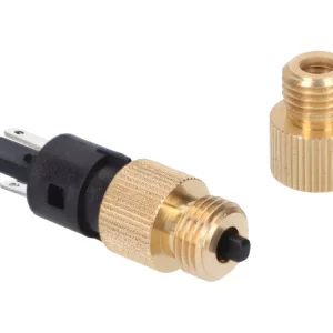 Neue Ware Bremslichtschalter universal mit M9 und M10 Gewinde-Adapter