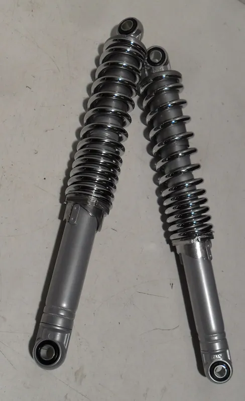 Stoßdämpfer Federbeine universal Hercules Puch Kreidler KTM Mofa Grau 310 mm/M8 Neu Markenware