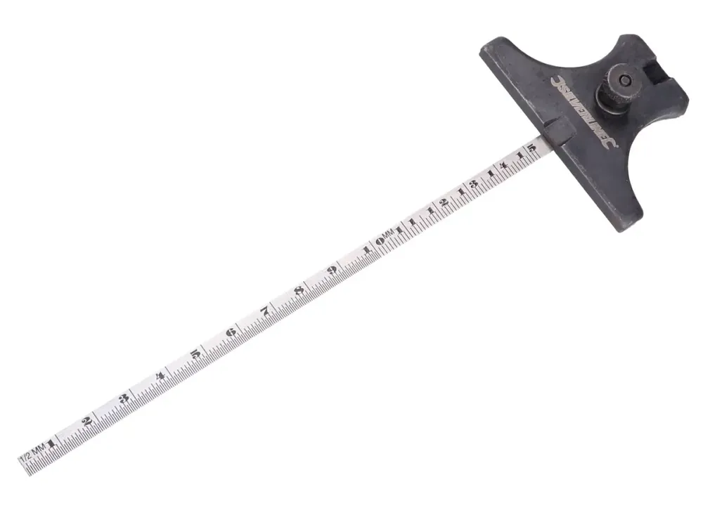 Tiefenmessschieber Kanalhöhe, Steuerzeiten, Profiltiefe Echt