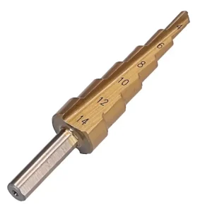 Preisknaller Stufenbohrer HSS titanbeschichtet 4-14mm