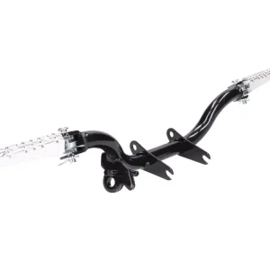 Neu Im Sortiment Fußrastenträger schwarz Halteplatte Seitenständer und klappbare Fußrasten für Simson S50, S51, S70, S53, S83