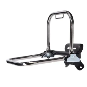 Super-Preis Gepäckträger Set hinten Chrom kurzer Stützbügel und Schutzblechhalter für Simson S50, S51, S70