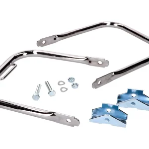 Sofort Bestellen Gepäckträger Set hinten Chrom kurzer Stützbügel für Simson S50, S51, S70