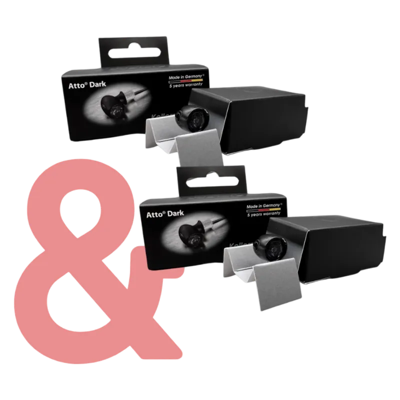 Kellermann Atto Dark, schwarz, 153.100, 2 Stück Bestpreis