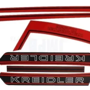 Kreidler RS RMC Weltmeister Klasse Aufkleber Satz Rot NEU Jetzt Bestellen